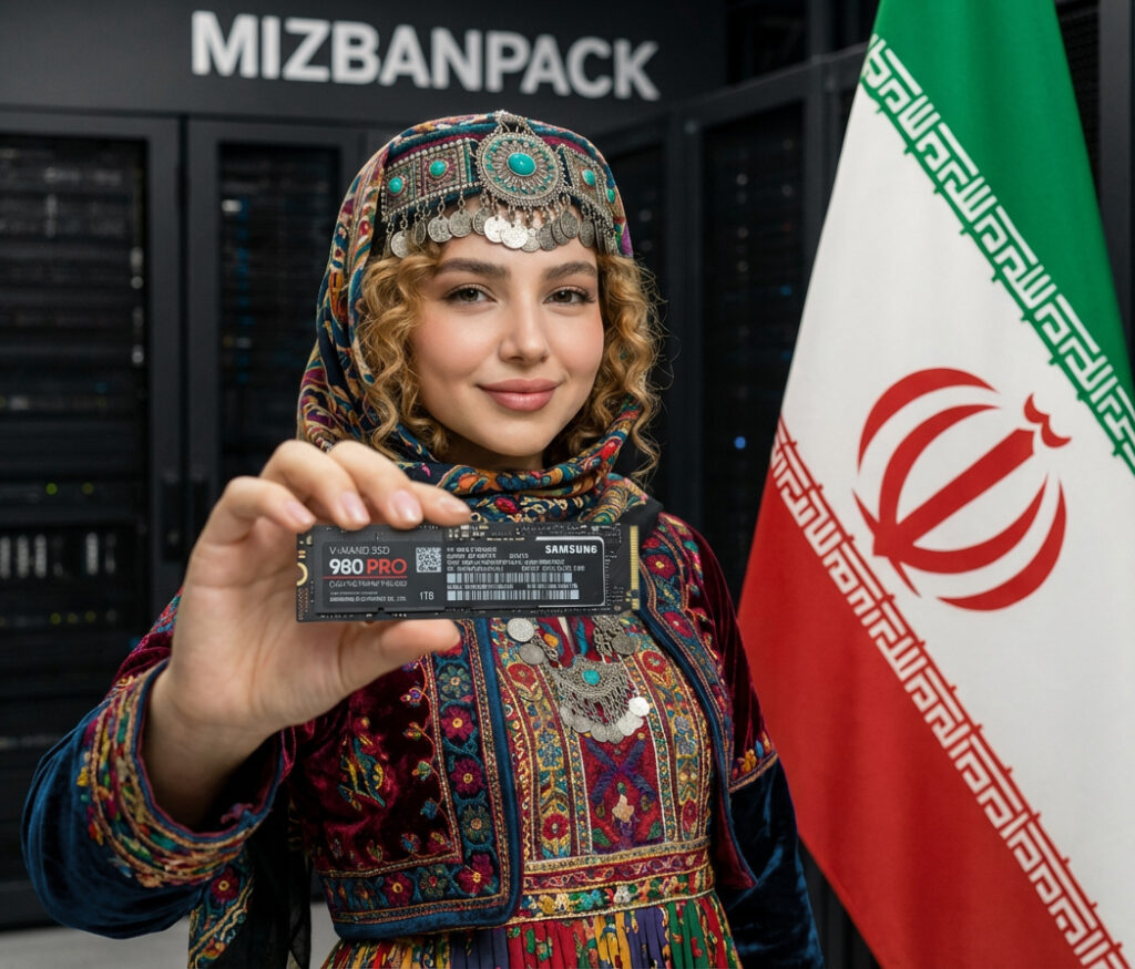 خرید هاست دانلود ایران با پورت 10 گیگابیت و درایوهای NVMe